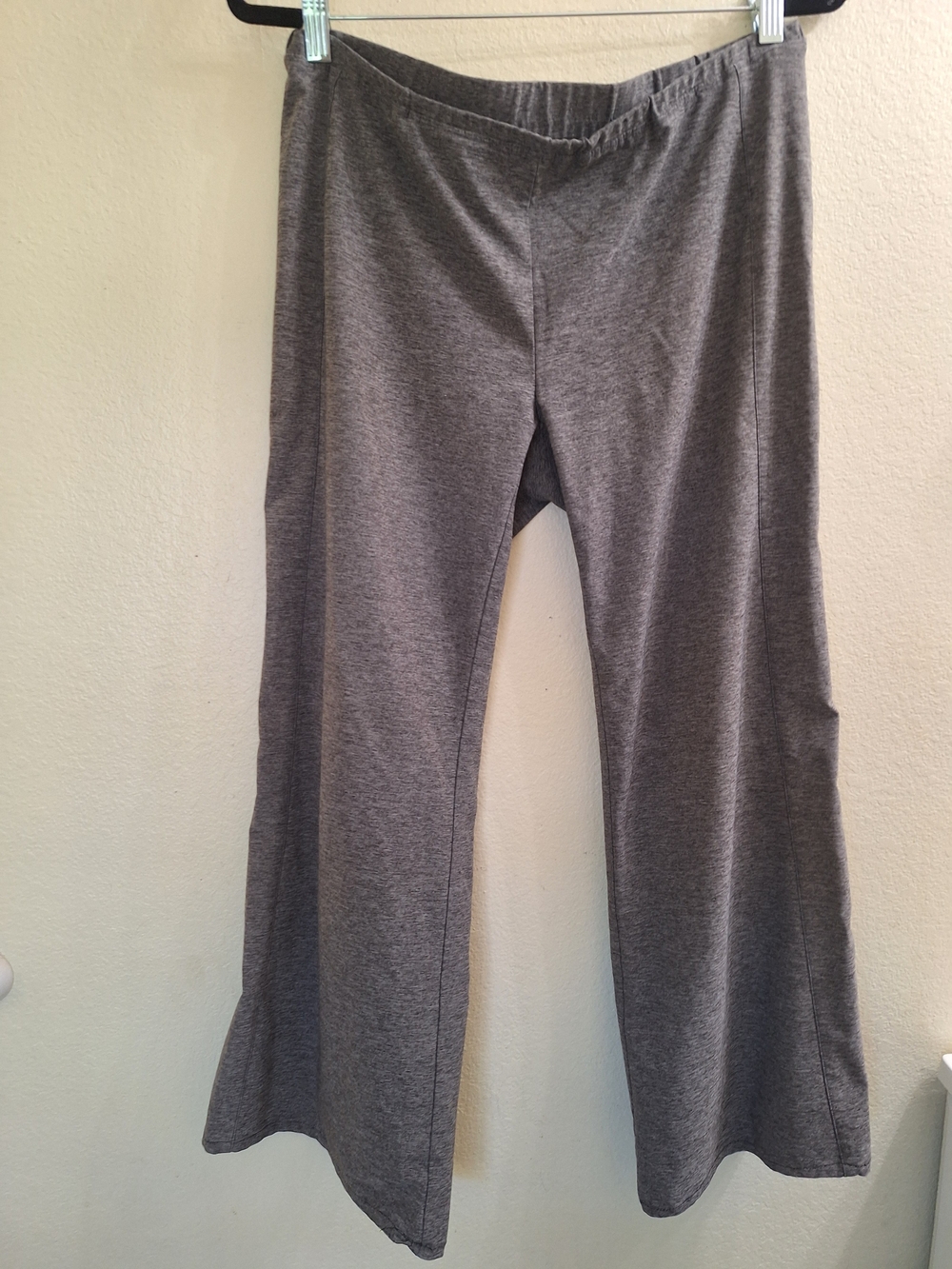 Athleta x Derek Lam 10C Tower Pants Size Medium Heathered Grey Wide Leg Flare